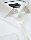 Plain White Cotton Dress Shirt