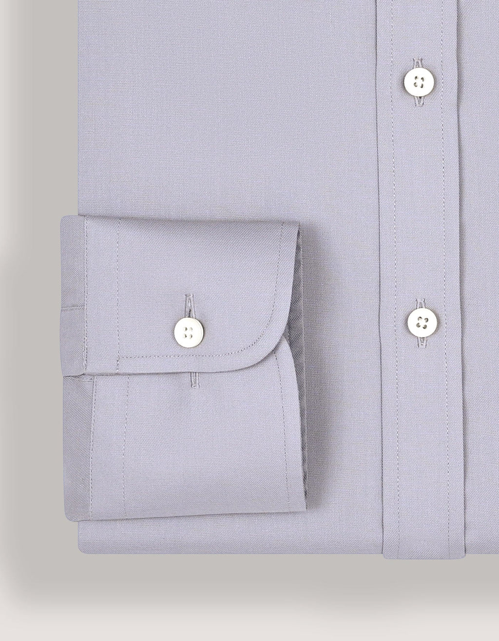 Easy Iron Grey Cotton Dress Shirt