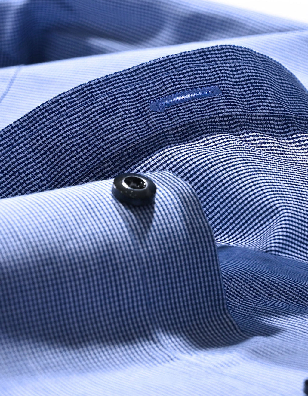 Royal Blue Check Pattern Shirt