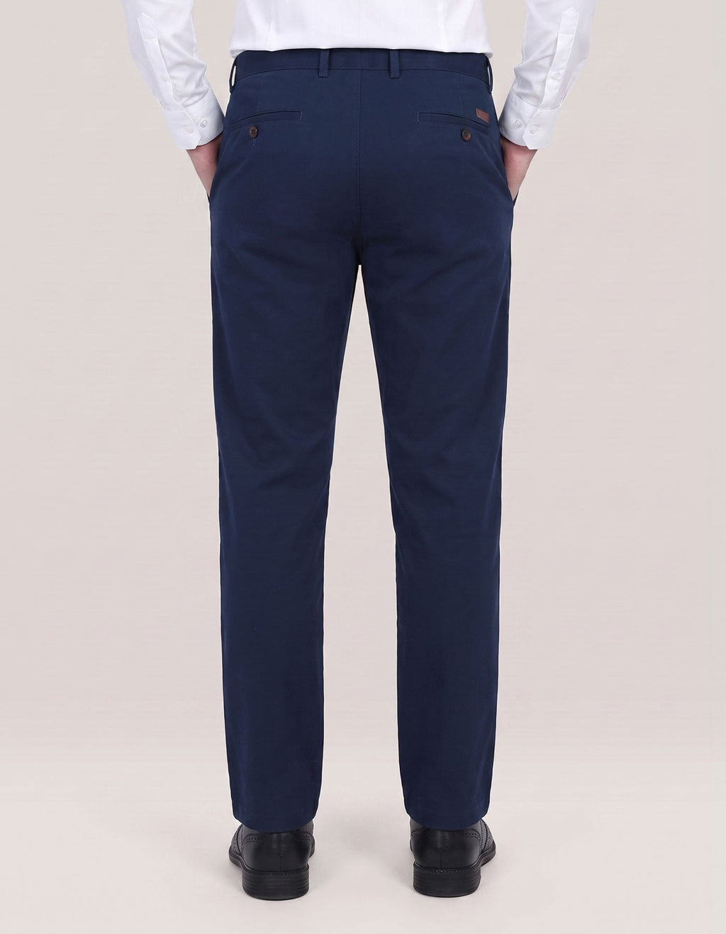 Plain Navy Smart Fit Chino Trouser