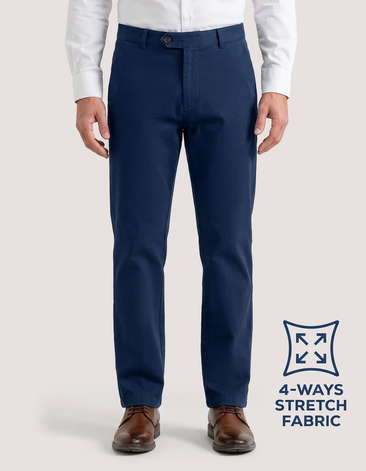Navy Performance Chino Trouser