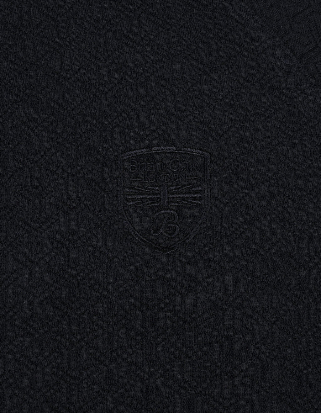 Black Fleece Zippered Jacket