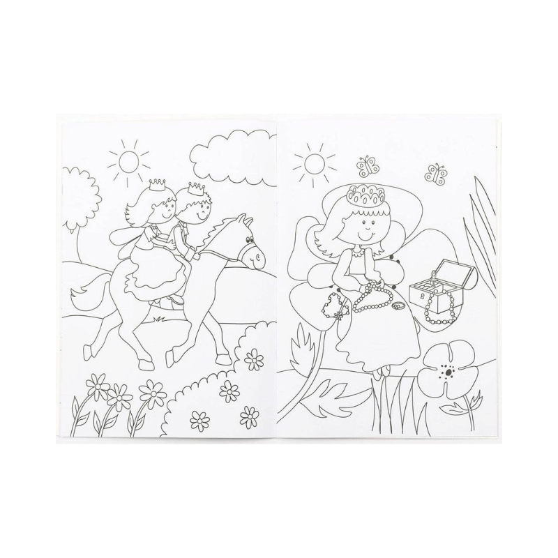 Fairy Princess Colouring Book by PoundFun – Creative Kids Activity Book