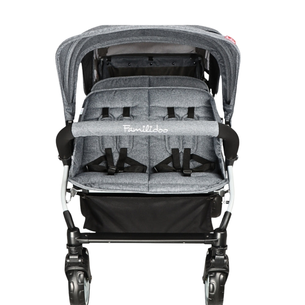 Familidoo 4 Seater Stroller -  Plus Free Rain Cover