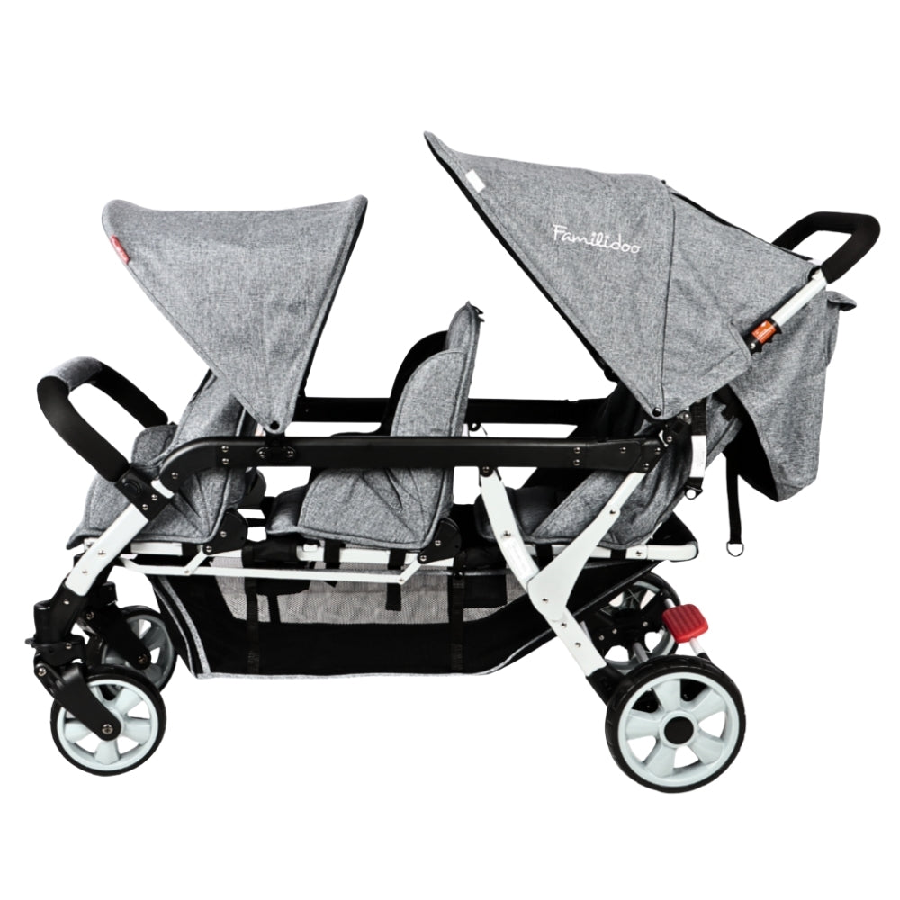 Familidoo 3 Seater Lightweight Stroller -  Plus Free Rain Cover
