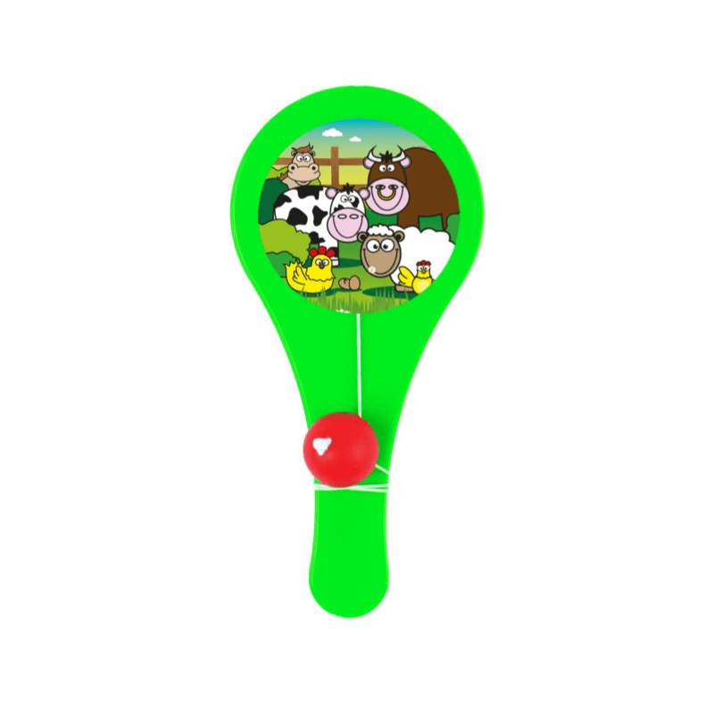 PoundFun Farm Mini Paddle Bat – Kids Outdoor Active Play Toy Bat