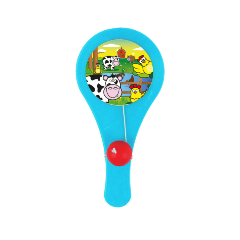PoundFun Farm Mini Paddle Bat – Kids Outdoor Active Play Toy Bat