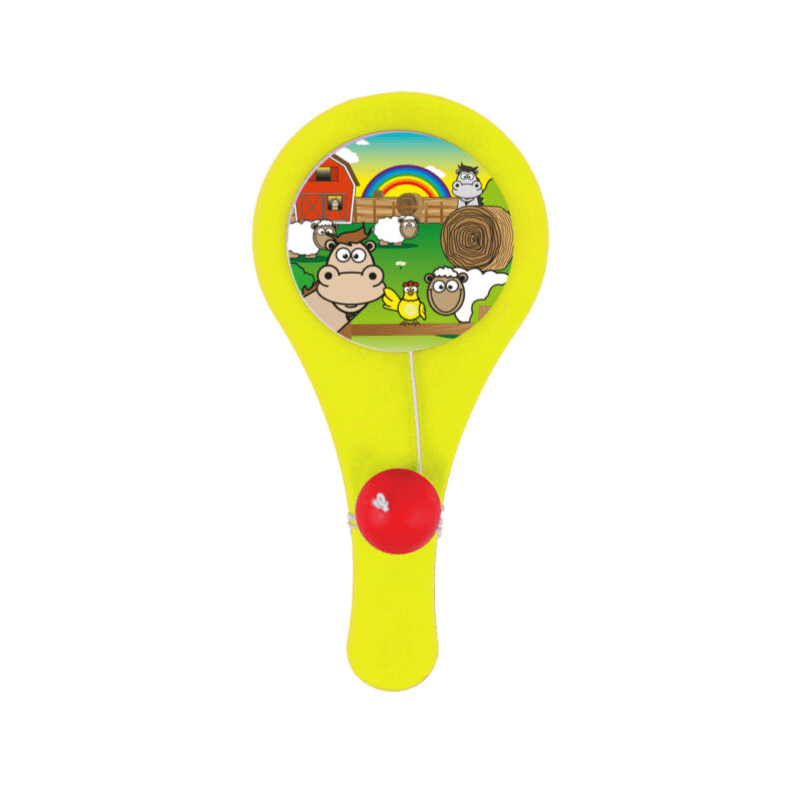 PoundFun Farm Mini Paddle Bat – Kids Outdoor Active Play Toy Bat
