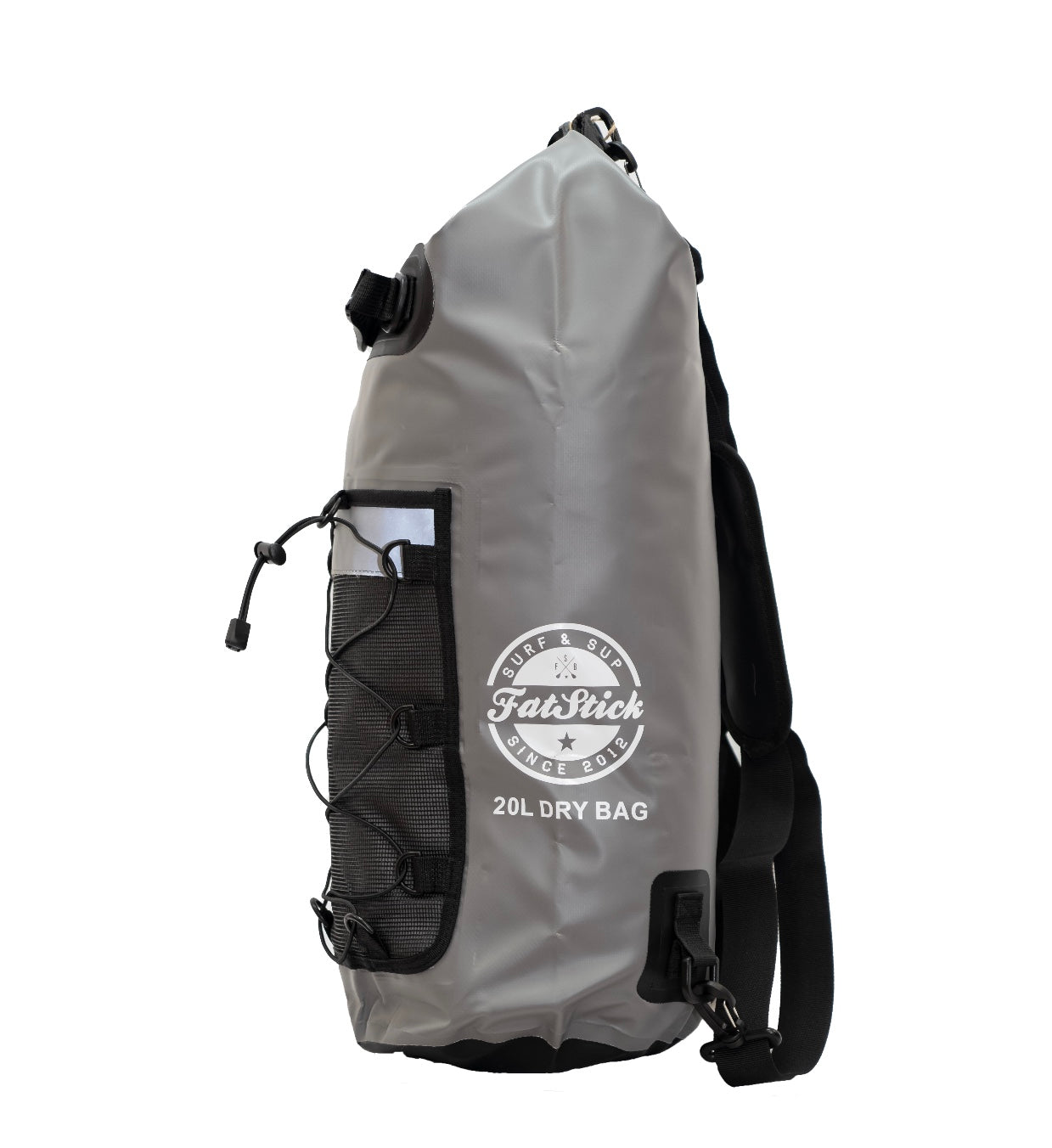 FatStick 20L Waterproof Dry Bag Backpack | Reflective Hi-Vis Strip
