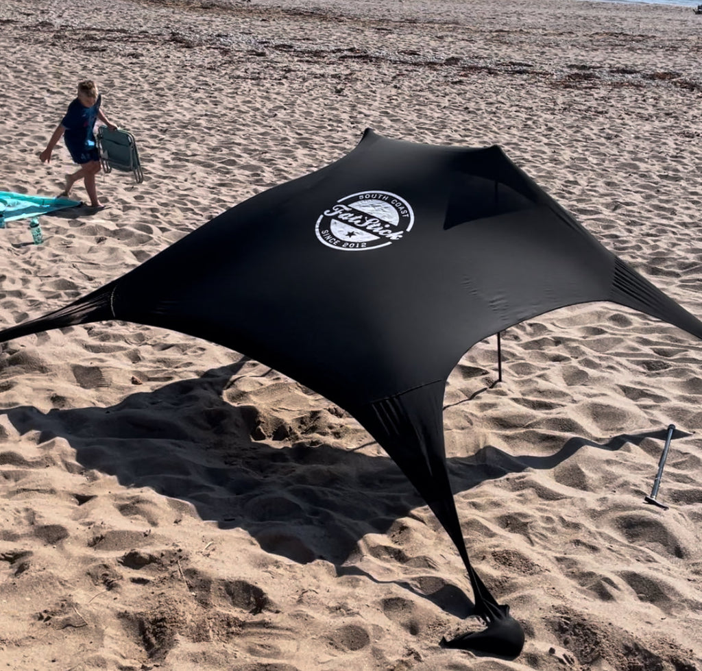 Fatstick Beach Tent – UPF 50+ Sun Shade Canopy with Ground Sheet