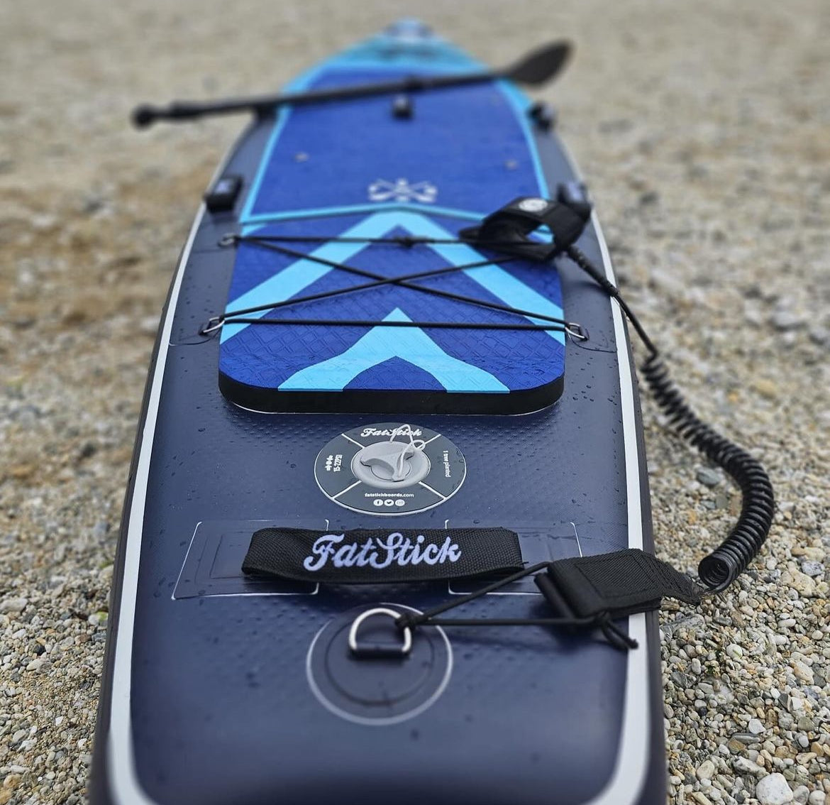 FatStick 12'6 Inflatable Touring Paddle Board | Kayak Conversion Kit