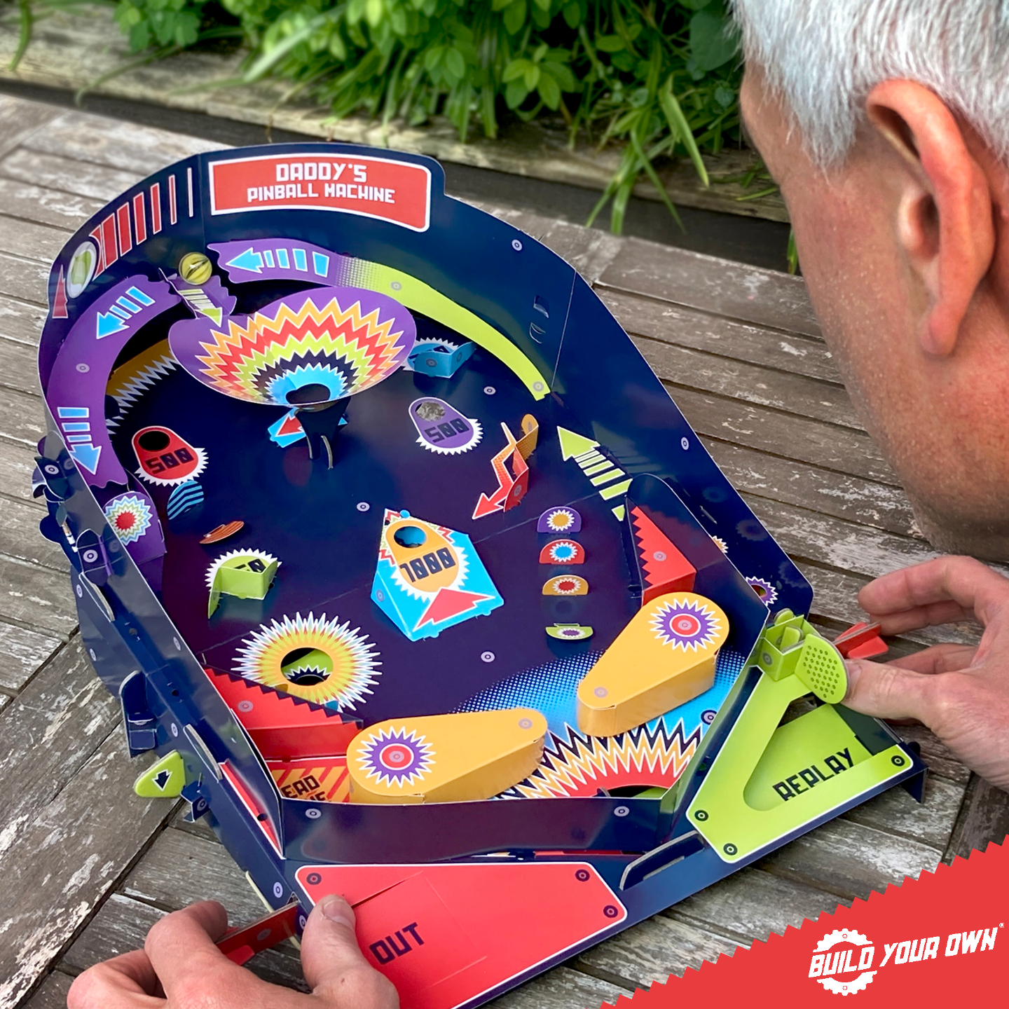 Snaps DIY Cardboard Pinball Machine Kit – Eco-Friendly STEM Toy