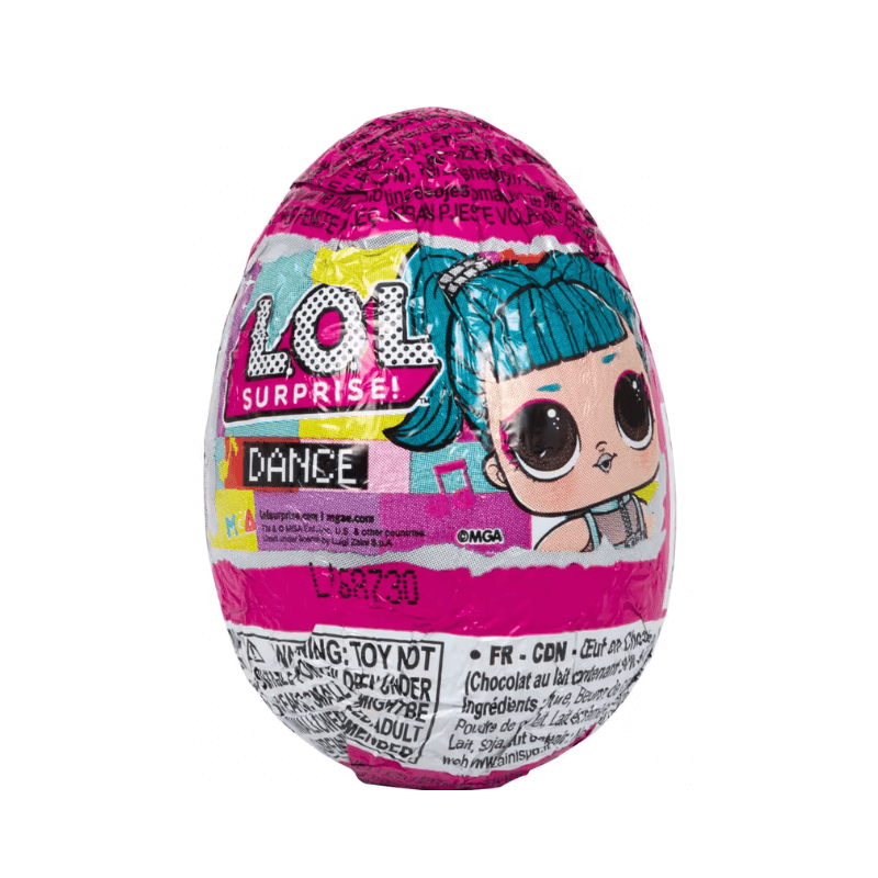 LOL Surprise! Milk Chocolate Surprise Egg with Collectible Toy