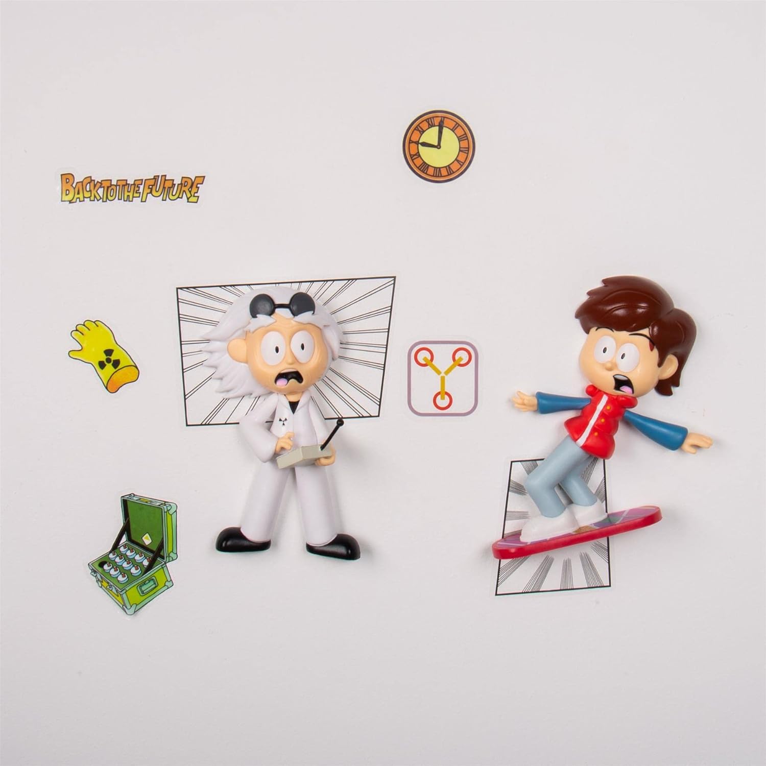 Back to the Future Comic Ons Vinyl Wall Stickers - 2 Pack Figurines
