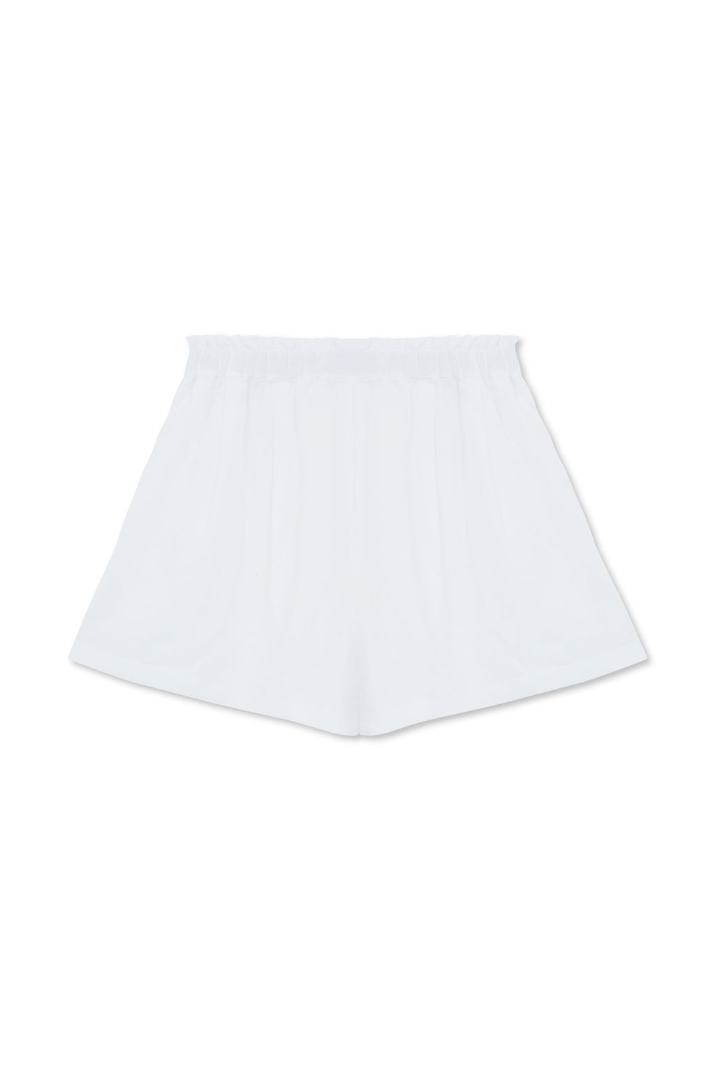 Olivia Linen Shorts - White