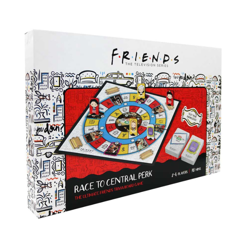 Friends Race to Central Perk Board Game | Trivia Game by PoundFun