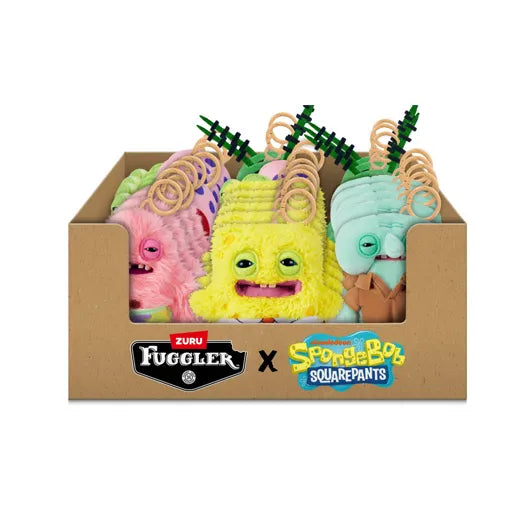 Fuggler x SpongeBob SquarePants 5-inch Plush Keyring - Random Assortment