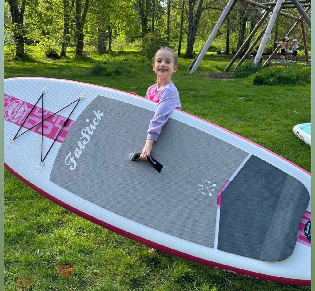 FatStick GromStick 7'6 Kids Inflatable Stand Up Paddle Board Package