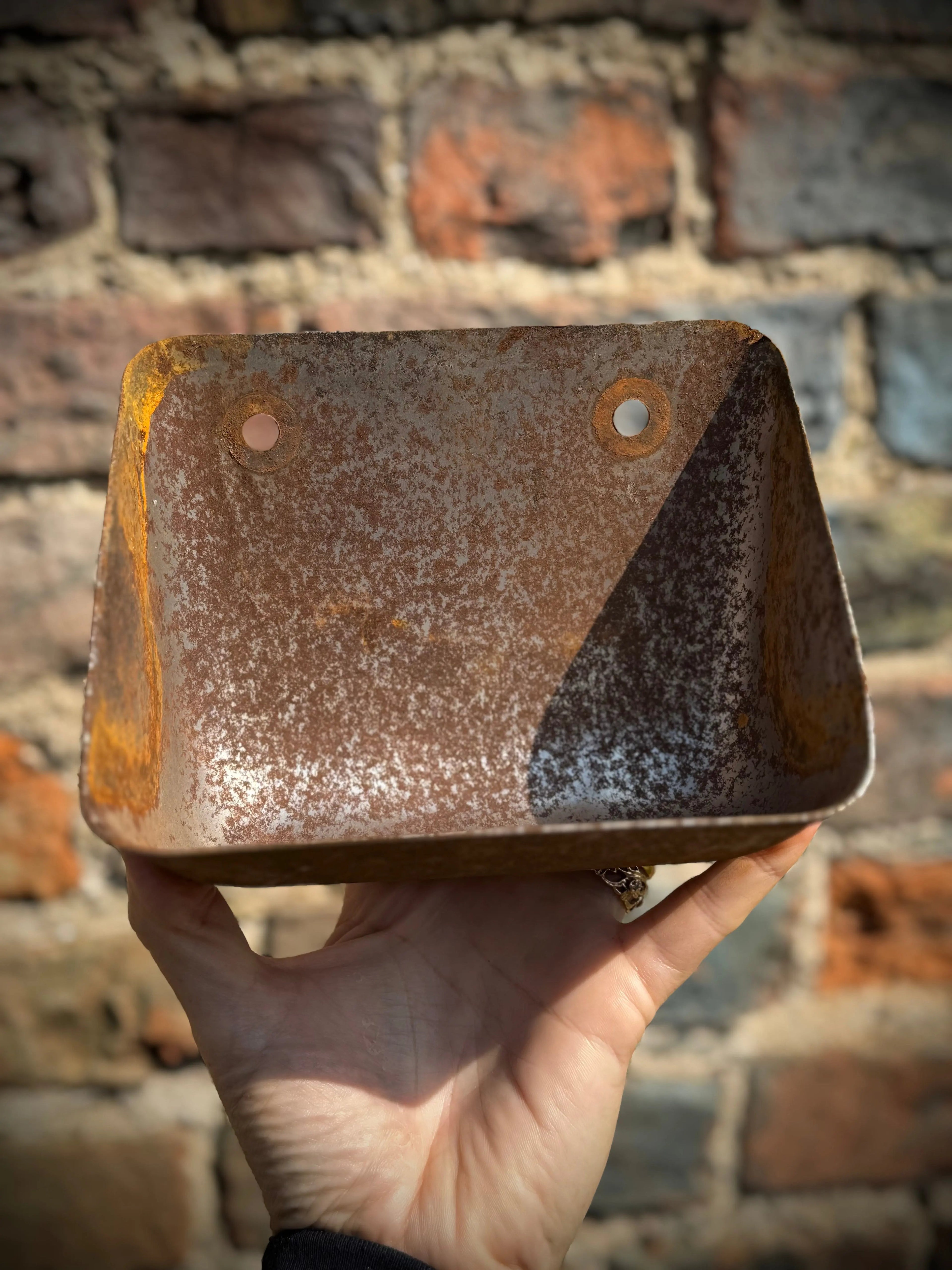 Rustic Warehouse Norfolk | Vintage Industrial Metal Wall Herb Planter