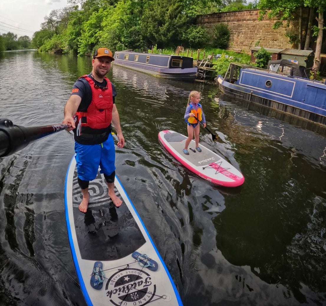 FatStick GromStick 7'6 Kids Inflatable Stand Up Paddle Board Package