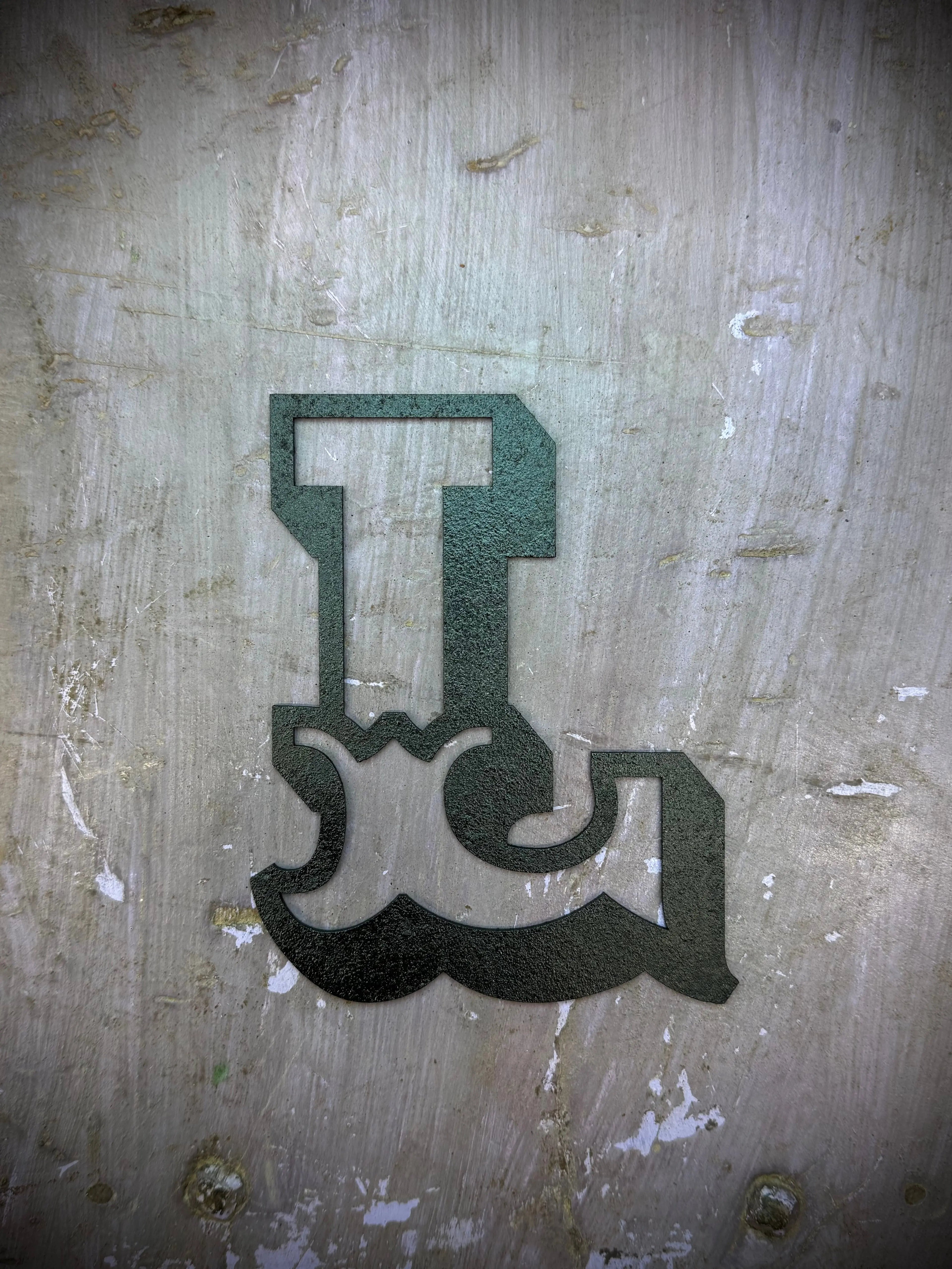 Rustic Black Metal Carnival Letters | Industrial Steel Wall Decor by RWN