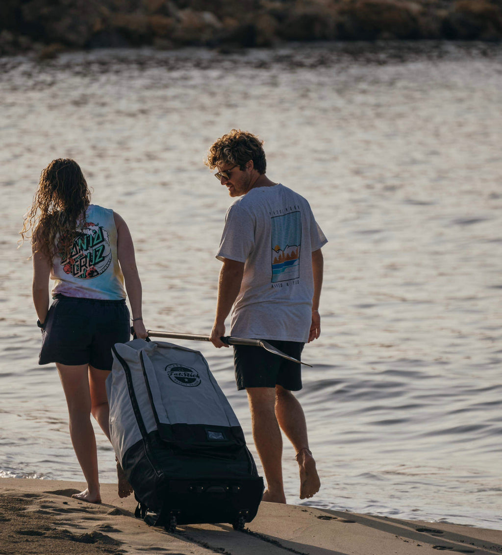 FatStick Wheeled Paddle Board Bag – XL Inflatable SUP Storage Backpack