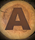 Rustic Warehouse Norfolk 5" Rusty Metal Alphabet Letters – Steel Wall Decor