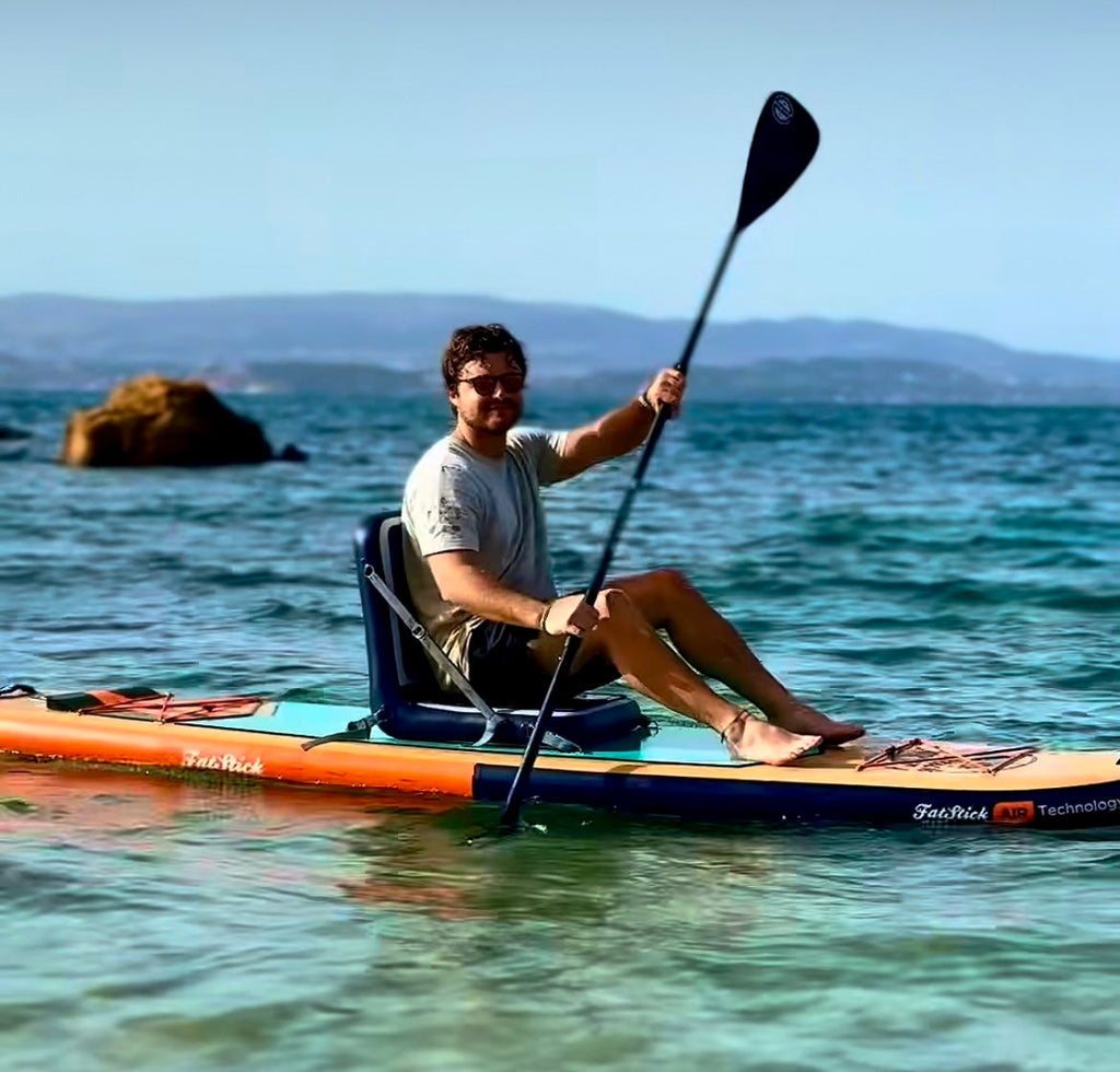 FatStick Adaptive Inflatable SUP & Kayak Seat – Ergonomic Beach Chair