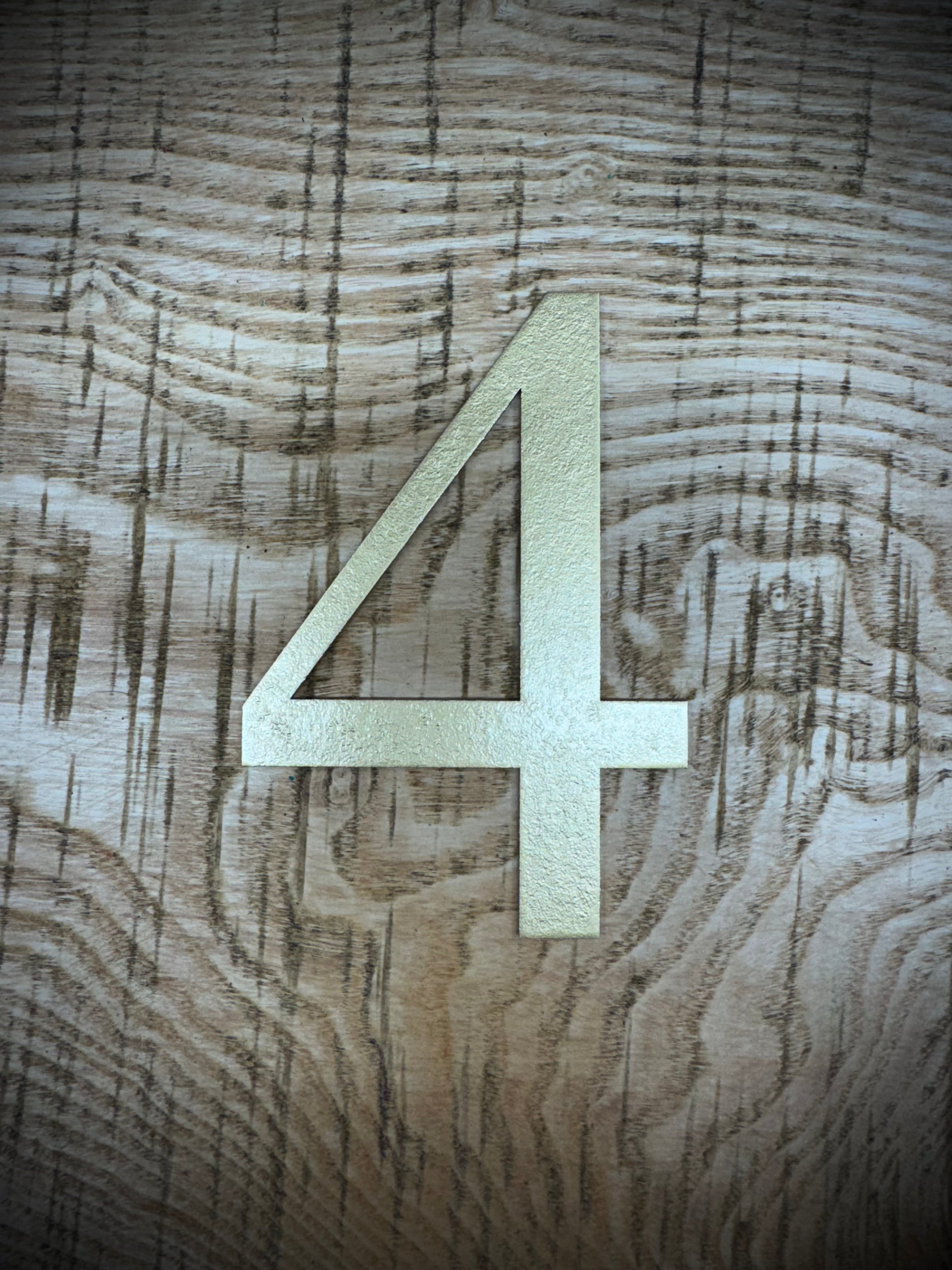 Rustic Distressed Gold Metal Letters | Classic Steel Wall Signage by RWN