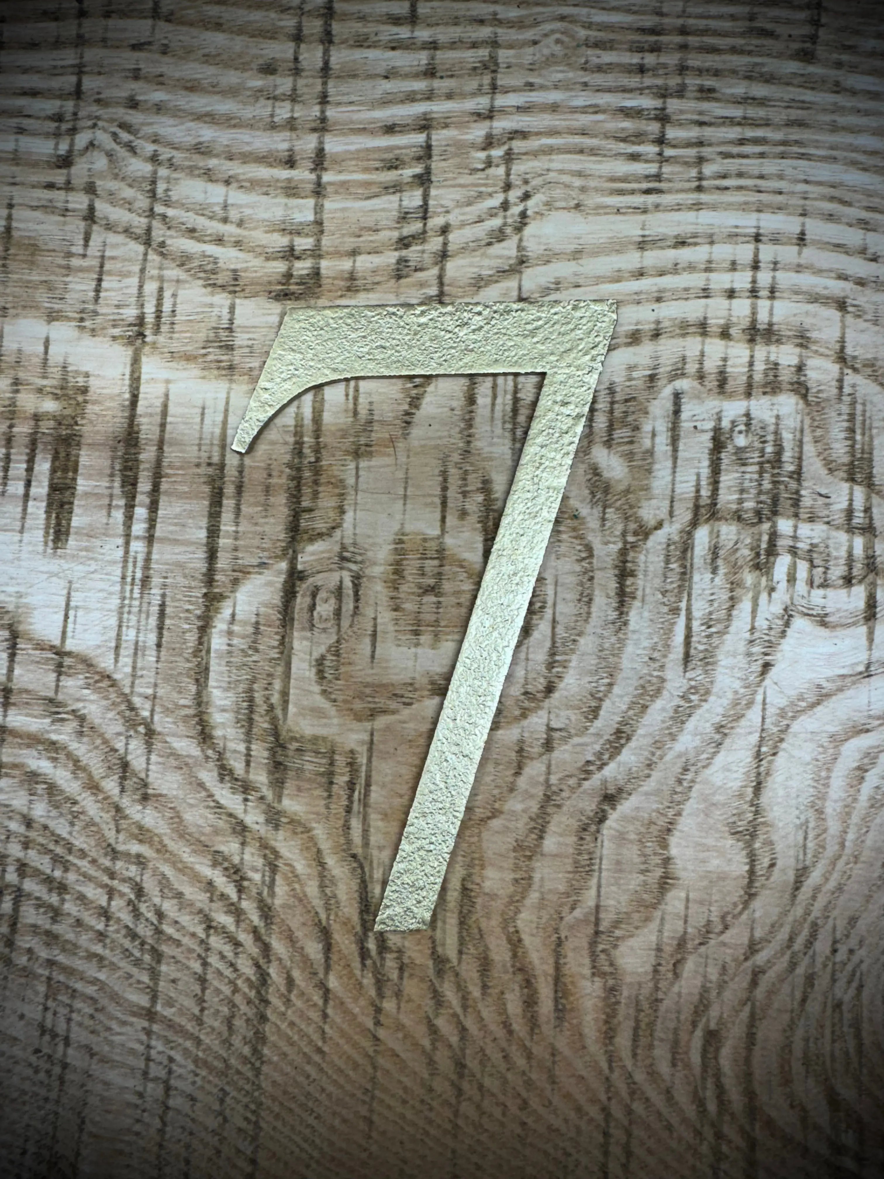 Rustic Distressed Gold Metal Letters | Classic Steel Wall Signage by RWN