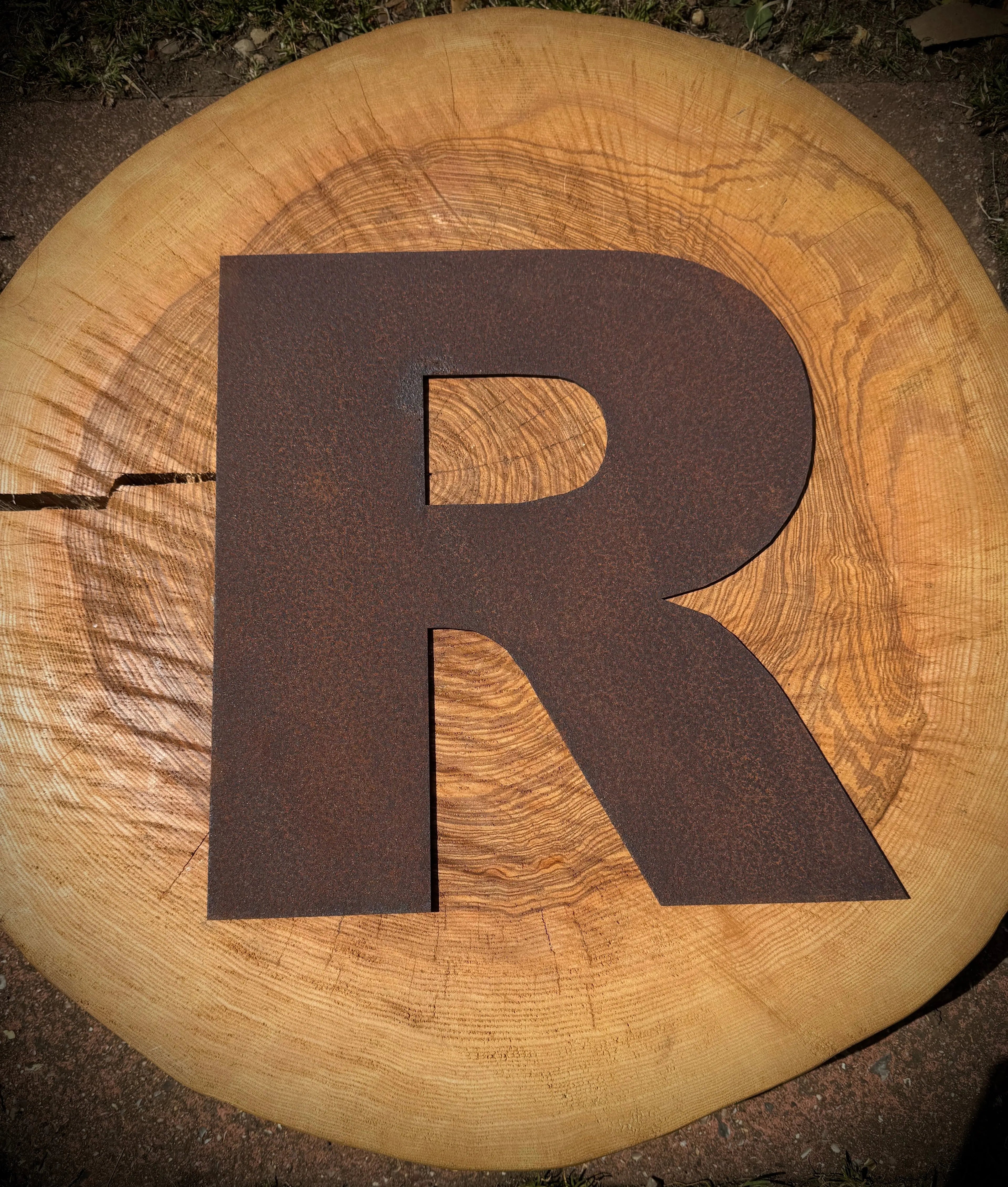 Rustic Warehouse Norfolk 5" Rusty Metal Alphabet Letters – Steel Wall Decor