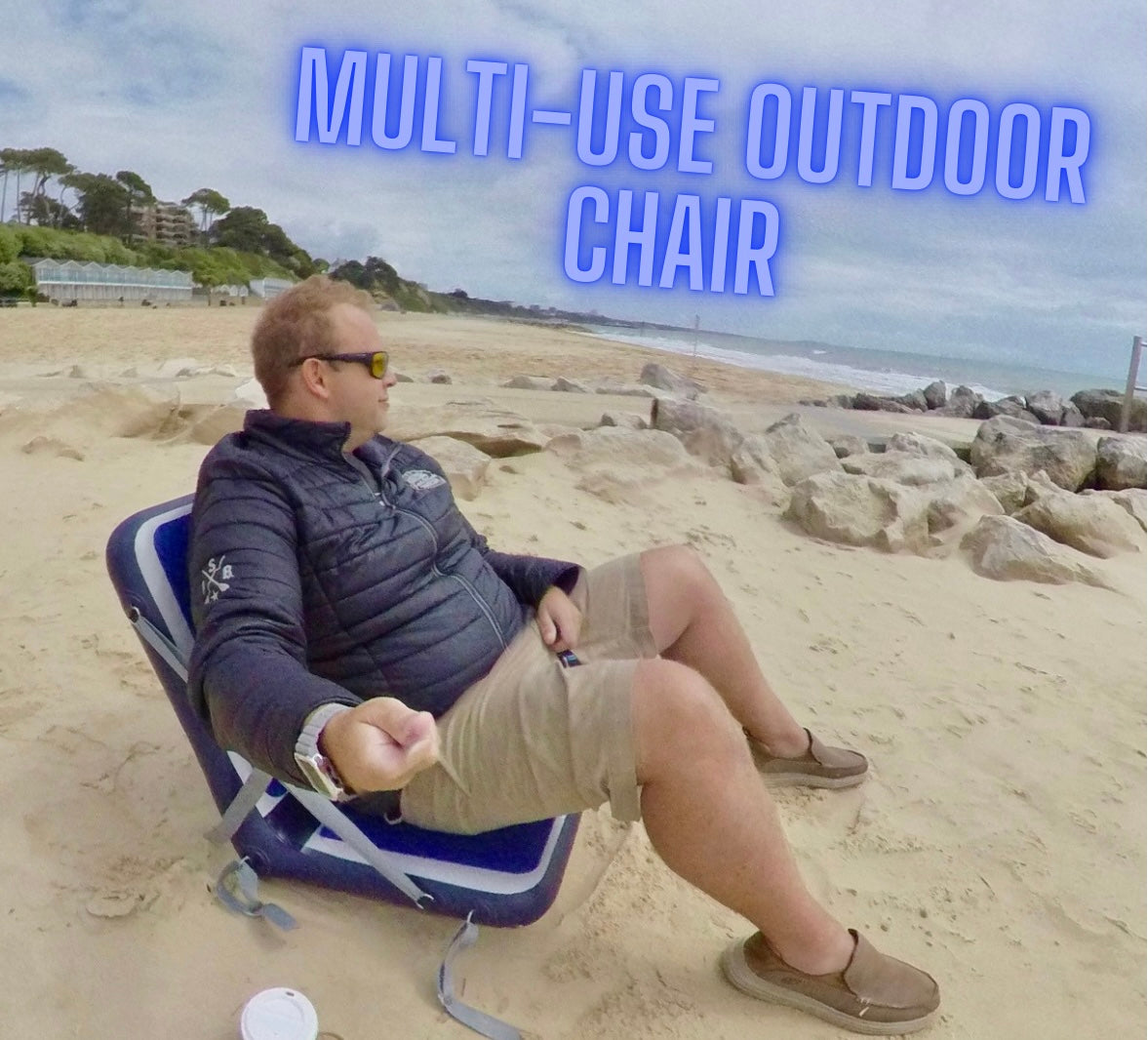 FatStick Adaptive Inflatable SUP & Kayak Seat – Ergonomic Beach Chair