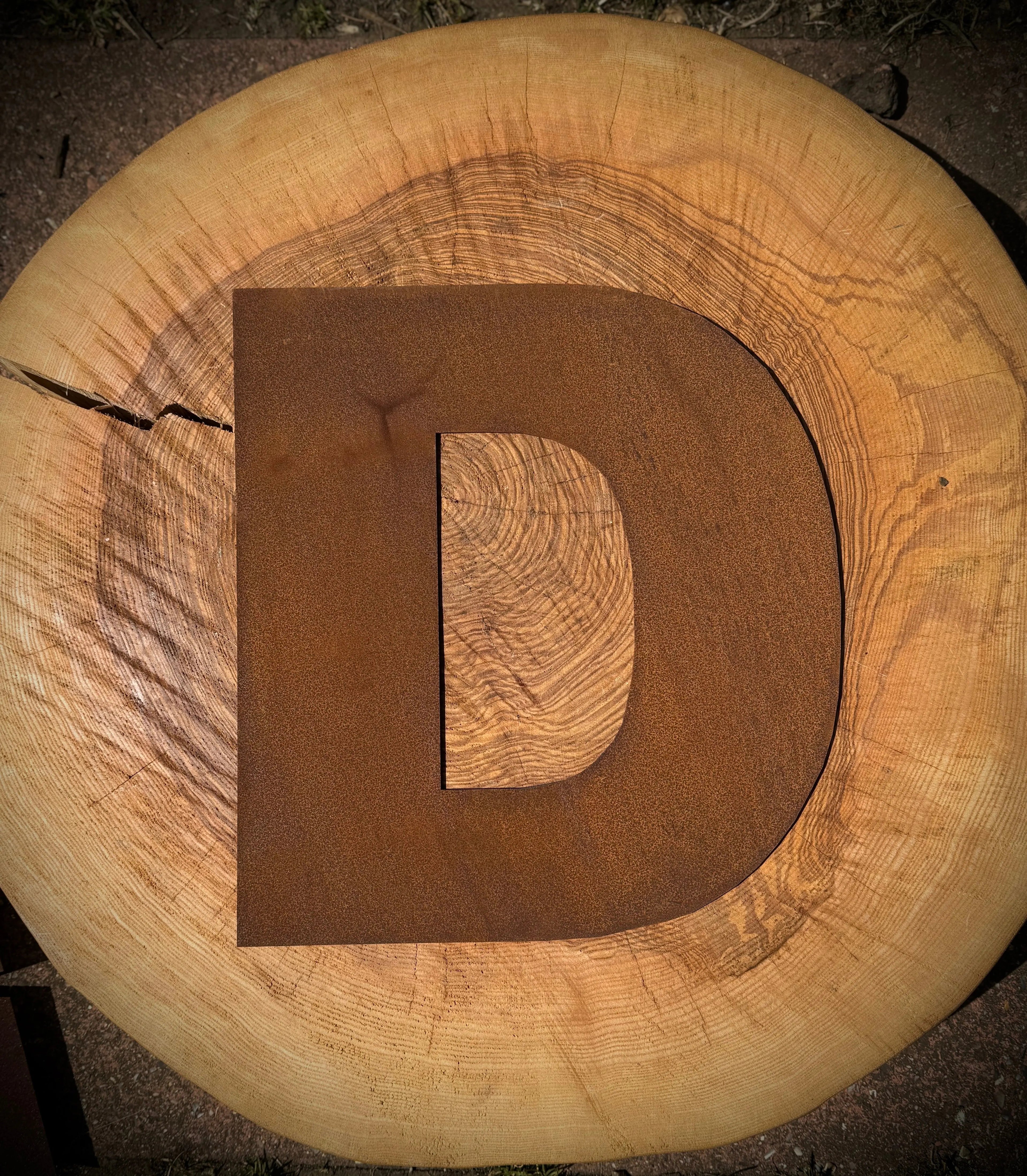 Rustic Warehouse Norfolk 5" Rusty Metal Alphabet Letters – Steel Wall Decor