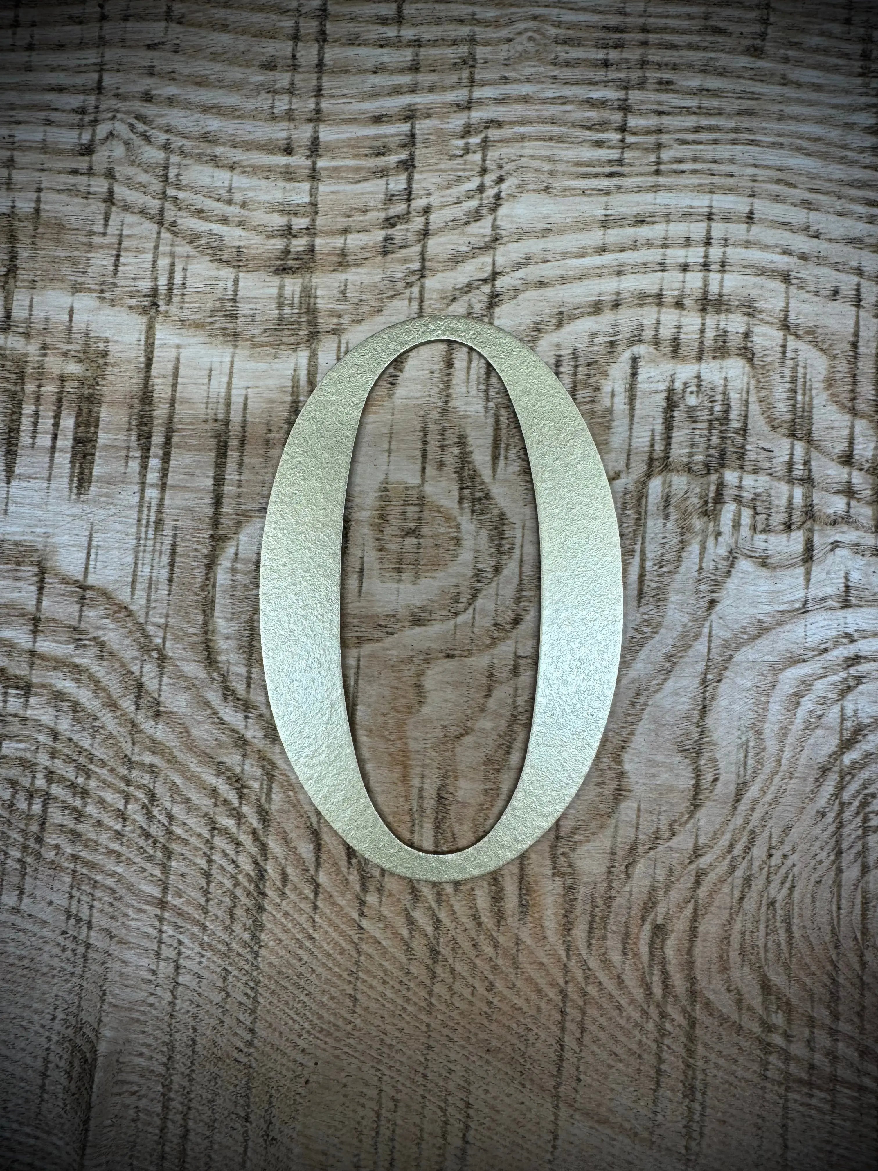 Rustic Distressed Gold Metal Letters | Classic Steel Wall Signage by RWN