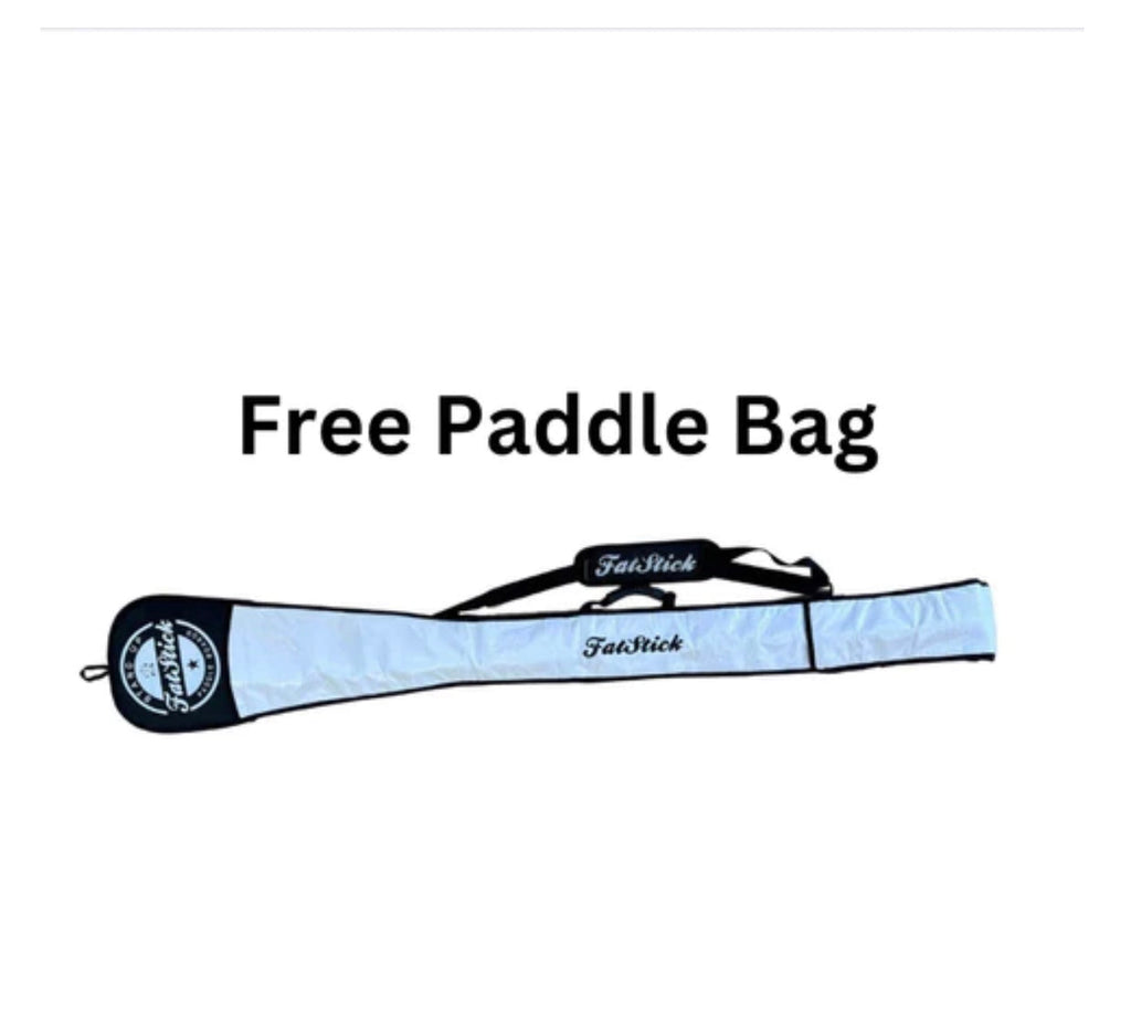 FatStick Boards Full Carbon 1-Piece SUP Paddle with Free Bag