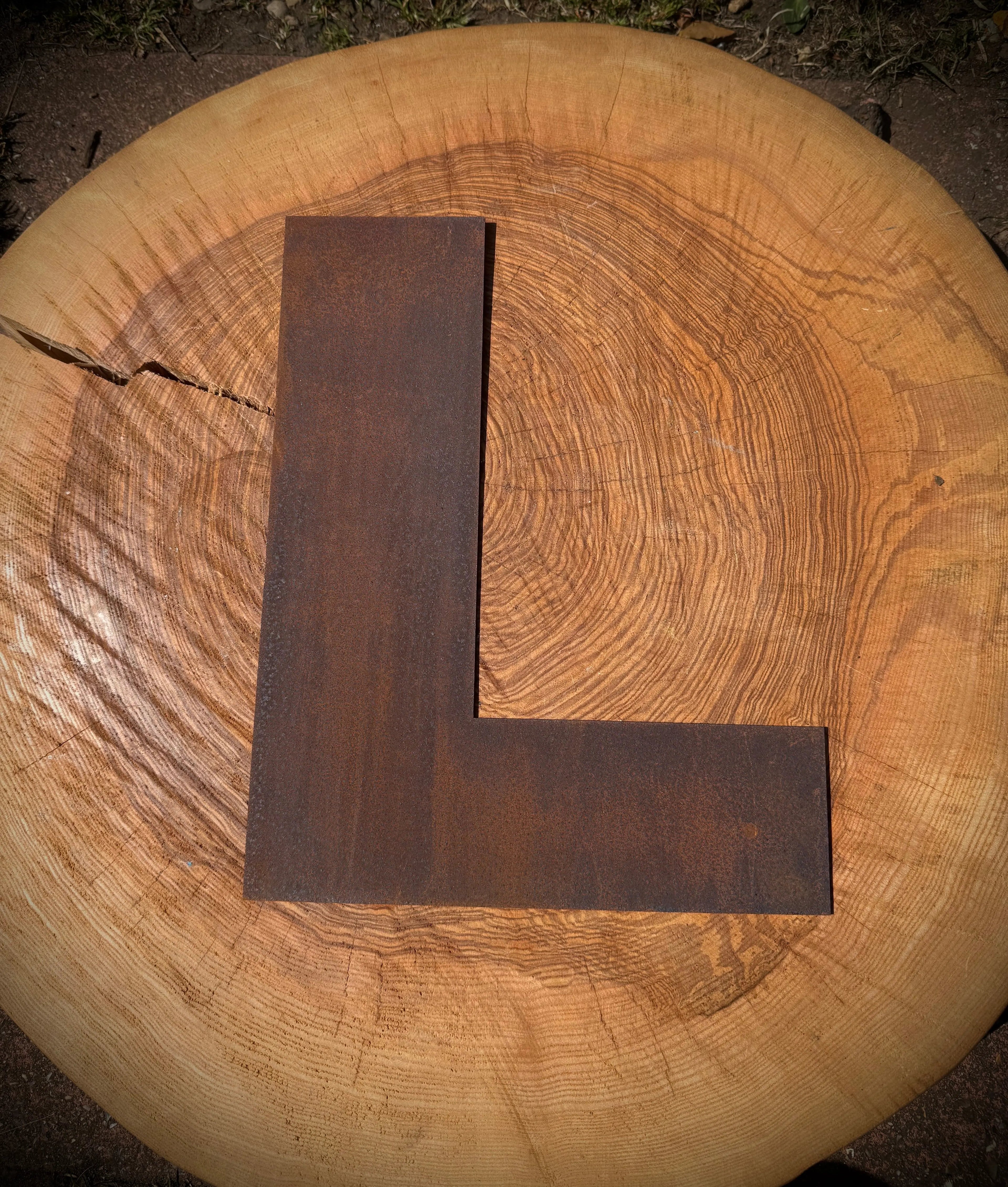Rustic Warehouse Norfolk 5" Rusty Metal Alphabet Letters – Steel Wall Decor
