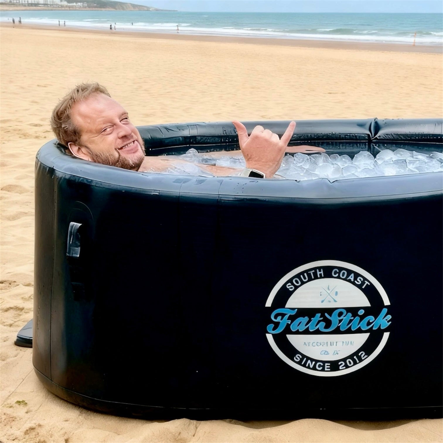 FatStick Pro XL Ice Bath - Portable Drop Stitch Cold Water Therapy Tub