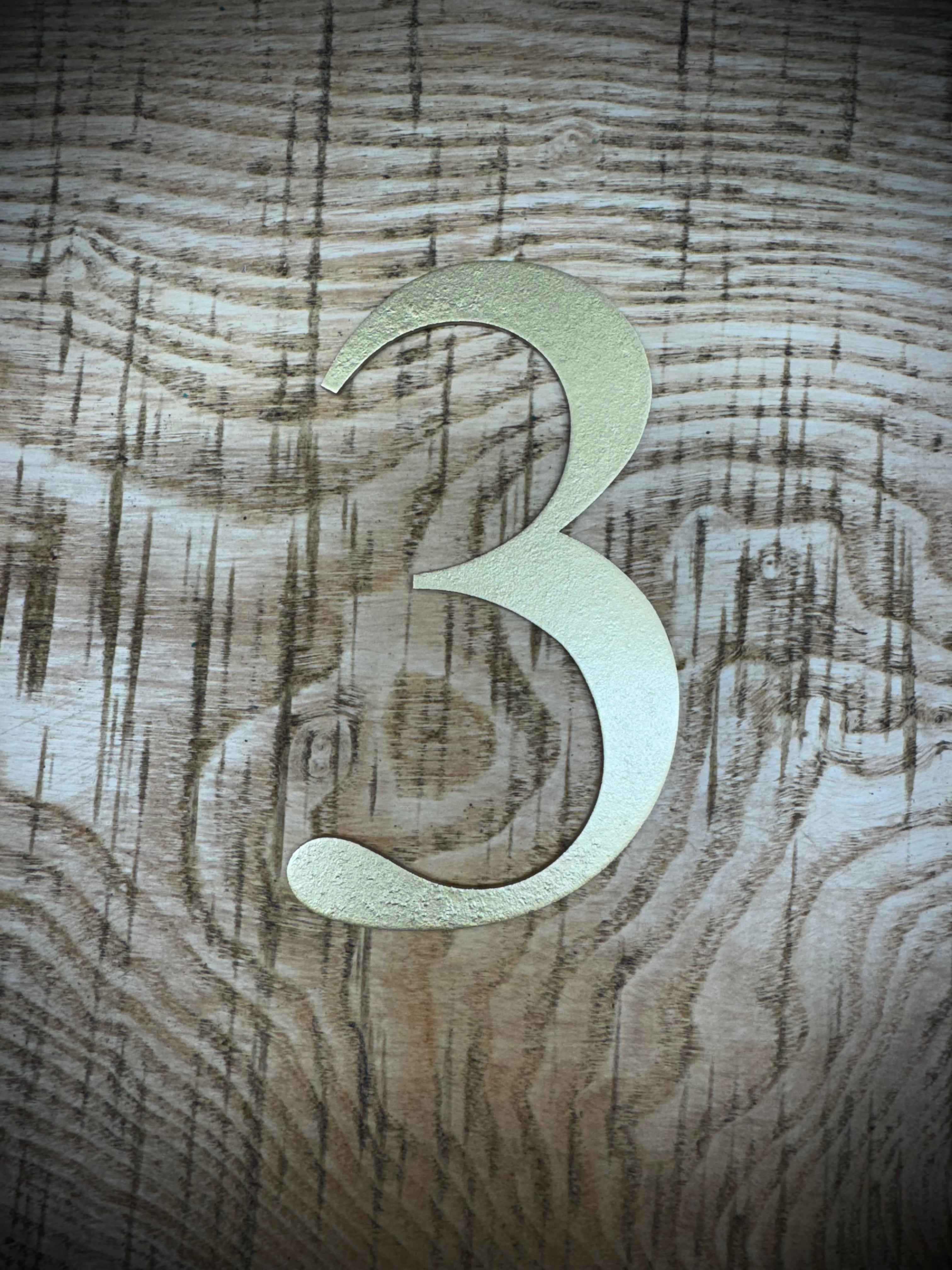 Rustic Distressed Gold Metal Letters | Classic Steel Wall Signage by RWN