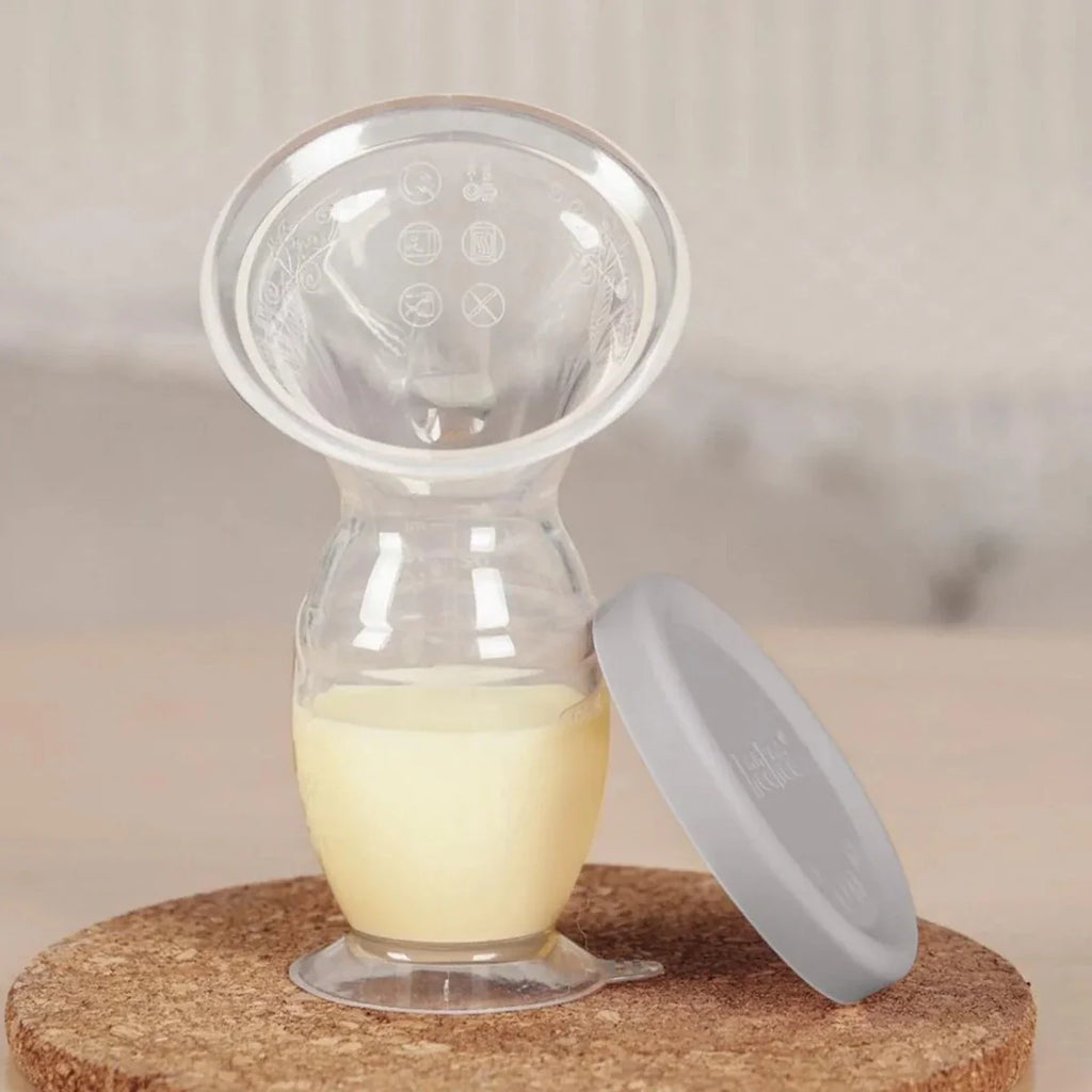 Haakaa Gen. 2 Silicone Breast Pump & Cap Set 100ml - Grey