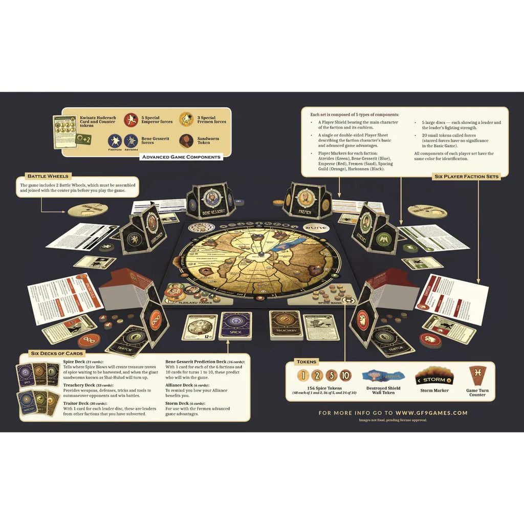 Dune Board Game by Snaps – Frank Herbert Sci-Fi Strategy Tabletop
