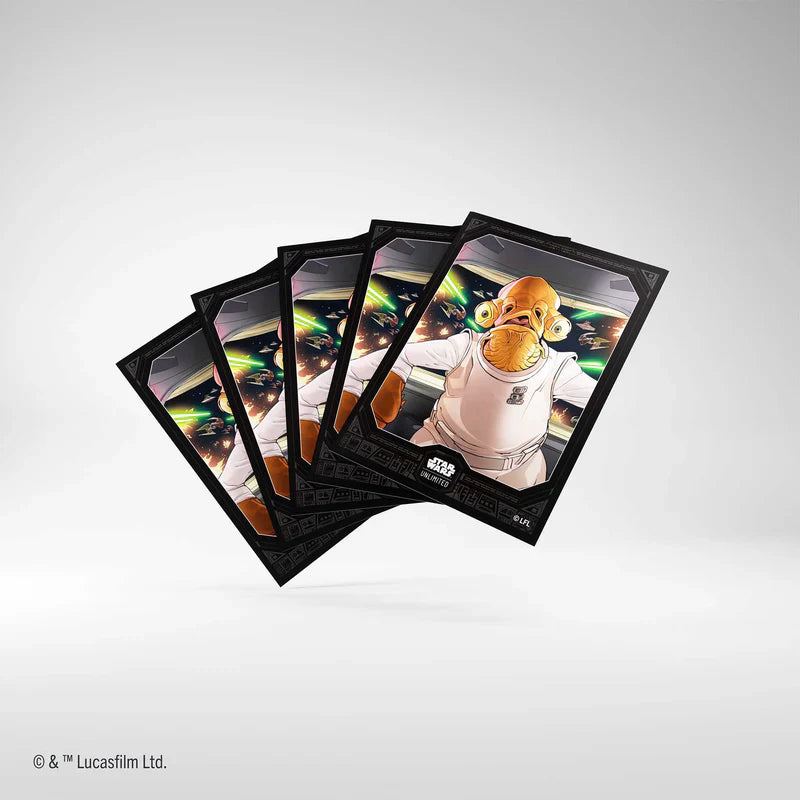 Gamegenic Star Wars: Unlimited Art Sleeves – Admiral Ackbar Matte