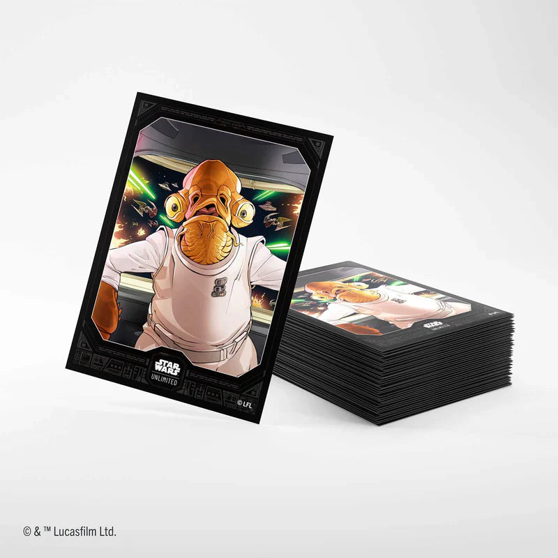 Gamegenic Star Wars: Unlimited Art Sleeves – Admiral Ackbar Matte