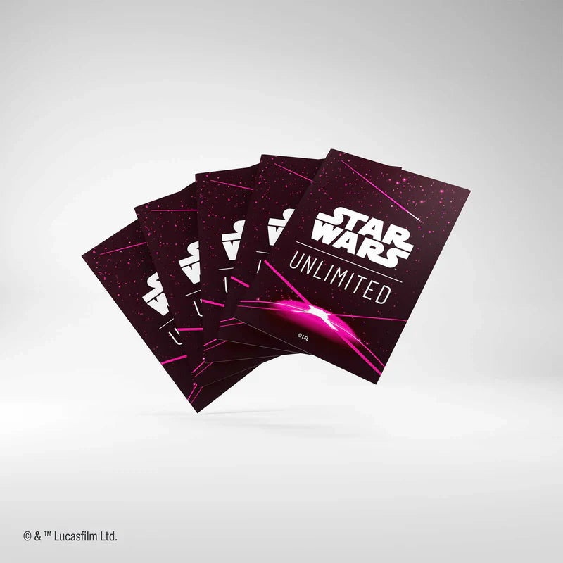 Star Wars: Unlimited Art Sleeves – Gamegenic Matte Card Back Magenta