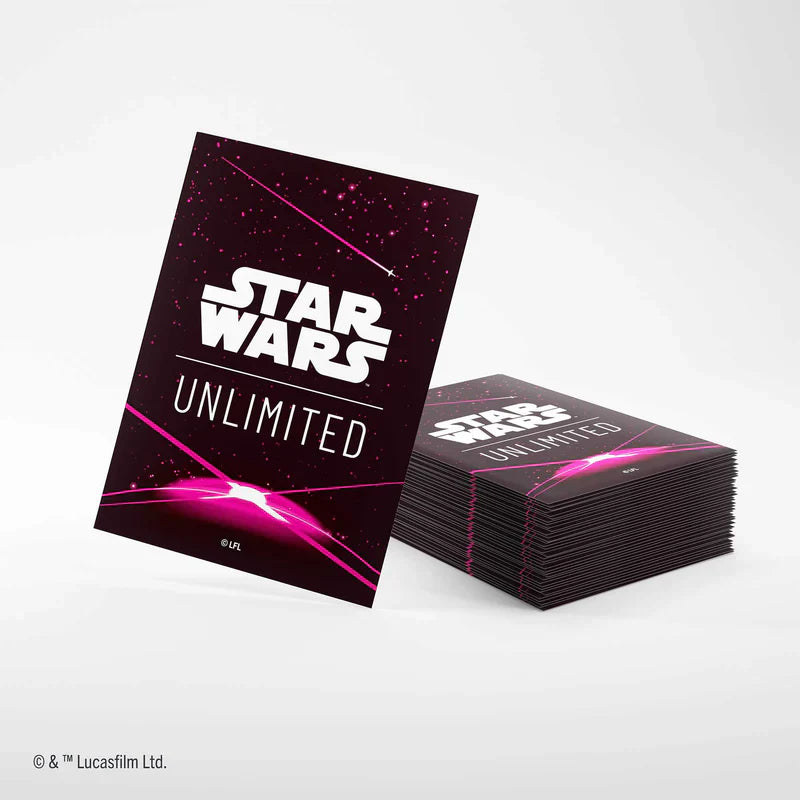 Star Wars: Unlimited Art Sleeves – Gamegenic Matte Card Back Magenta