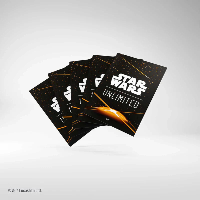 Star Wars: Unlimited Art Sleeves – Gamegenic Matte Card Back Orange