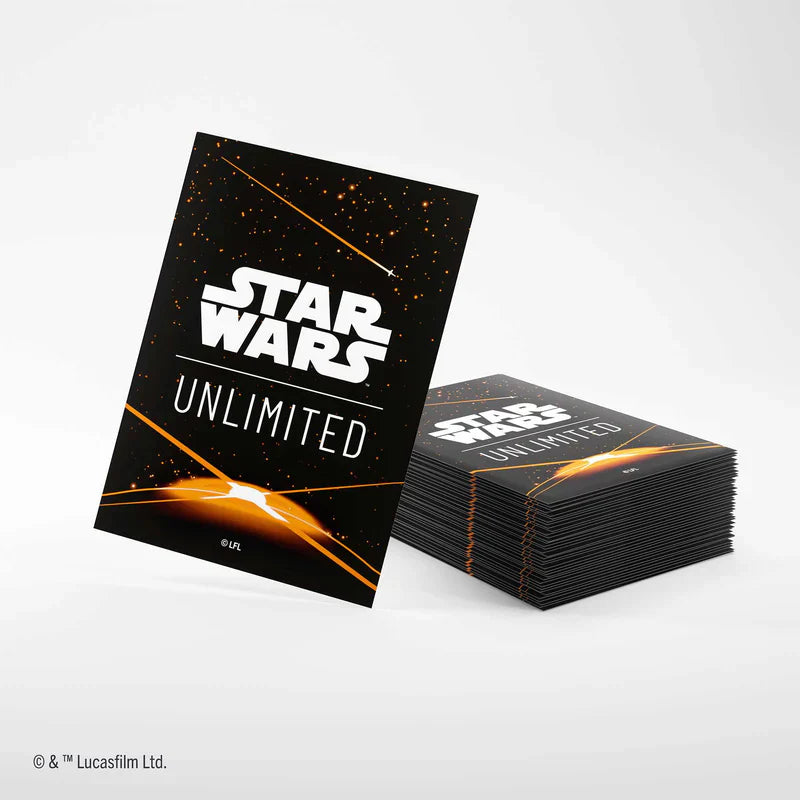 Star Wars: Unlimited Art Sleeves – Gamegenic Matte Card Back Orange