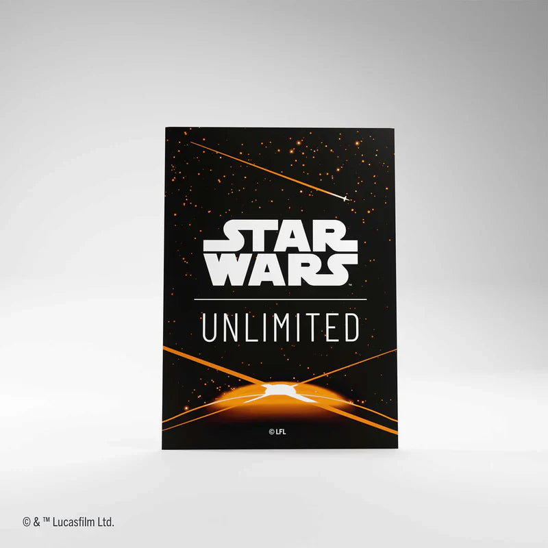 Star Wars: Unlimited Art Sleeves – Gamegenic Matte Card Back Orange