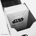 Star Wars: Unlimited Soft Crate Deck Box by Snaps – White/Black