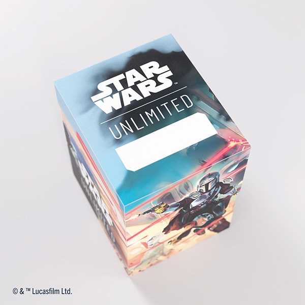 Gamegenic Star Wars: Unlimited Soft Crate Deck Box - Mandalorian