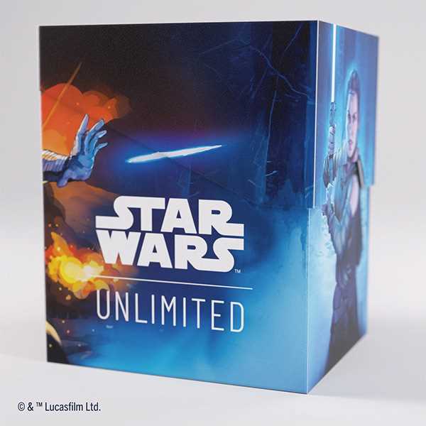 Gamegenic Star Wars: Unlimited Soft Crate Deck Box – Rey/Kylo Ren